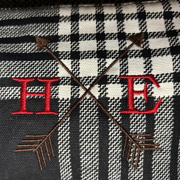 Thirty One Gifts Brand Small Zipper Pouch with "H E" monogram - Picture 3 of 7